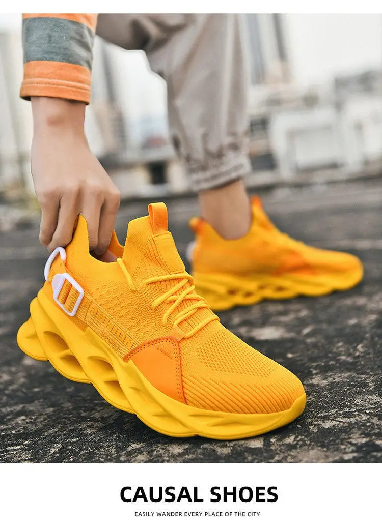 Moda Lila Casual Sneakers Dam Herr Blade Löparskor Storlek 48 Lätta Andningsbara Sportskor Herr Mesh-sneakers