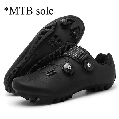 Pánské cyklistické boty vhodné pro horské sporty, se samozamykacími pedály, dámské MTB cyklistické boty, prodyšné cyklistické boty