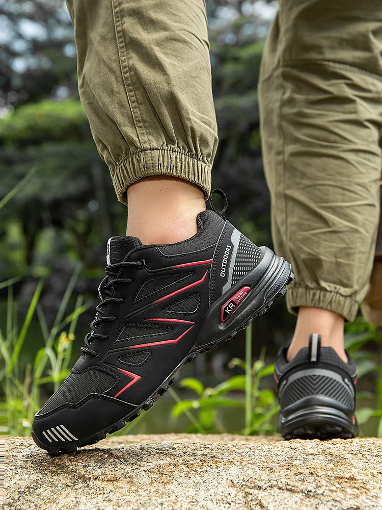 Men's Hiking Shoes Waterproof All-Terrain Outdoor Sneakers Non-Slip for Trekking Camping Tactical Training  Outdoor Cycling