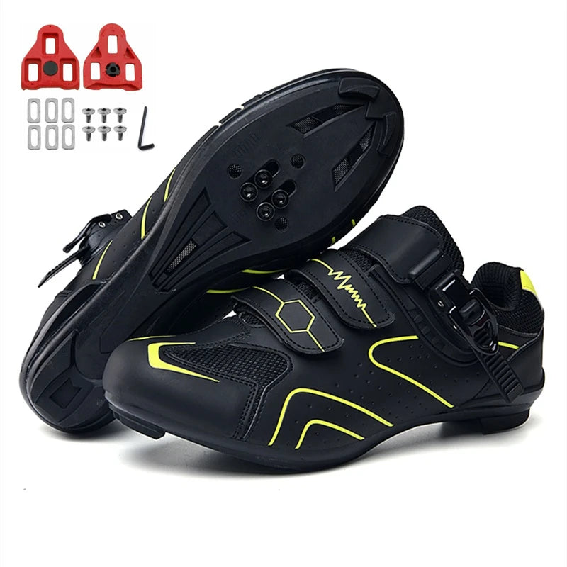 Professionelle selbstsichernde Fahrradschuhe für den Outdoor-Einsatz, MTB-Pedale, Fahrradschuhe, rutschfeste Sneaker, Rennradschuhe, SPD-Cleat-Schuhe