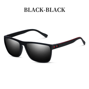Fashion High Quality Brand New Polarized UV400 Sunglasses Men Women‘s Square Matte Frame Glasses
