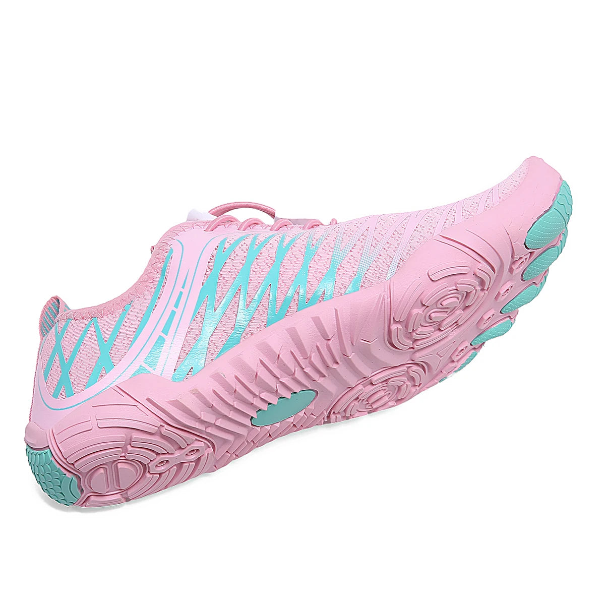 Oiaano Barfußschuhe mit breiter Zehenbox, schwarz, für Damen und Herren, Unisex-Sportsneaker, Aqua-Strandschuhe mit weicher Sohle, leicht und atmungsaktiv