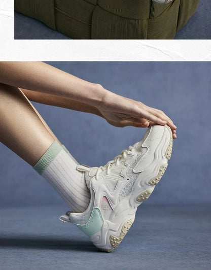 Xtep Casual Shoes Spring And Summer Lightweight Sports Shoes Thick Sole Fashionable Street Style Sneakers 875319320004