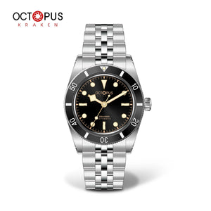 Octopus Kraken 37mm Dive Watch Men BB54 PT5000 Automatic Mechanical Movement Sapphire Crystal Aluminum Bezel STL Bracelet 20Bar