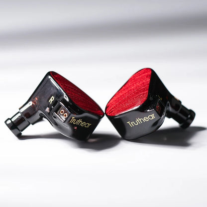 TRUTHEAR x Crinacle ZERO:RED kabelgebundene audiophile In-Ear-Kopfhörer mit dualem dynamischem Treiber, 0.78 2Pin HiFi-Kopfhörer