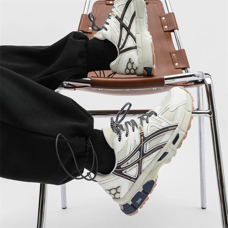 Men Casual Shoes Outdoor Breathable Running Fashion Walking Leisure Lace-up Jogging Loafers Brand Sneakers Blade Comfortable