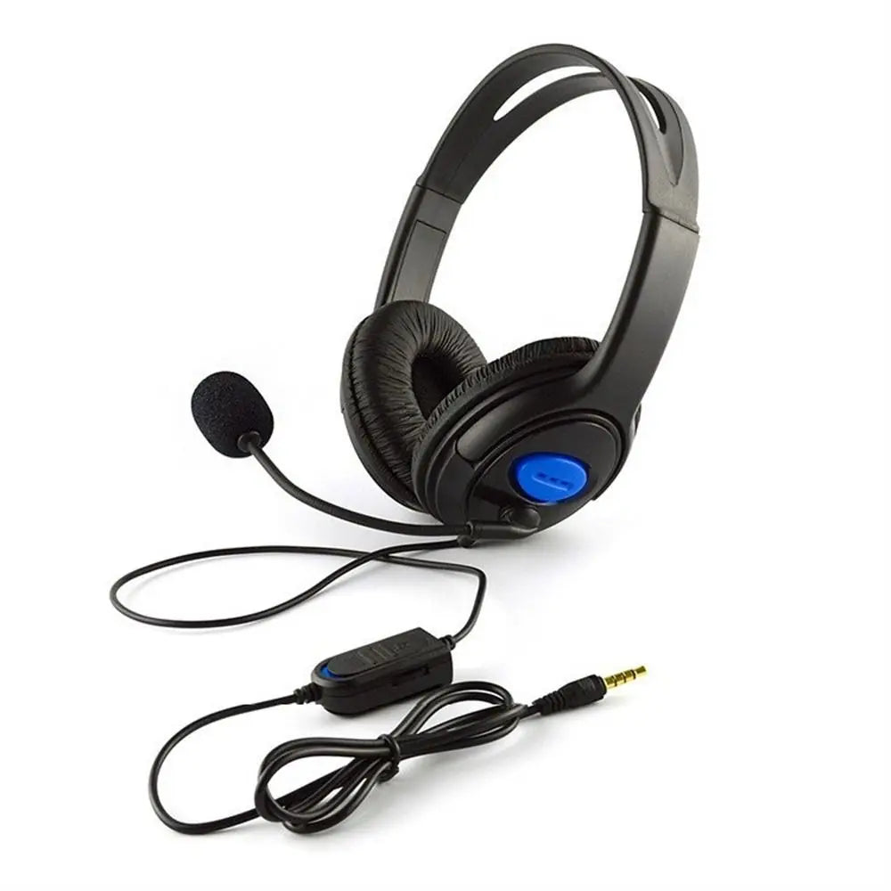 Écouteurs avec Microphone casque de jeu filaire basses profondes sur l'oreille casque de musique isolation du bruit 3.5mm Gamer écouteur ordinateur portable