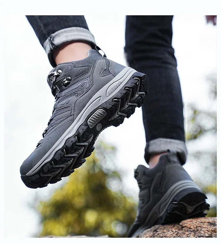 Chaussures de randonnée unisexes imperméables pour hommes et femmes, chaussures d'escalade respirantes et confortables pour l'extérieur, 2024