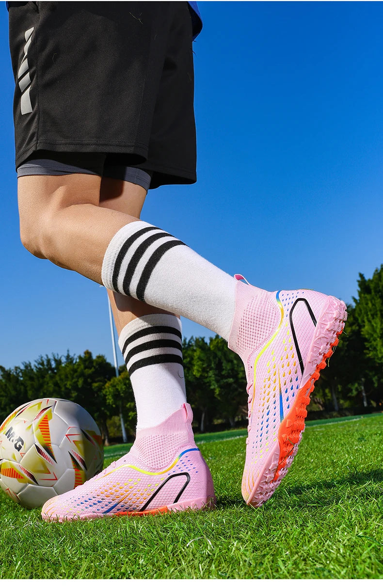 New Men's Soccer Shoes Hot Sale High-Quality Football Boots Women Unisex Futsal Cleats Ultralight Professional TF/FG Sneakers