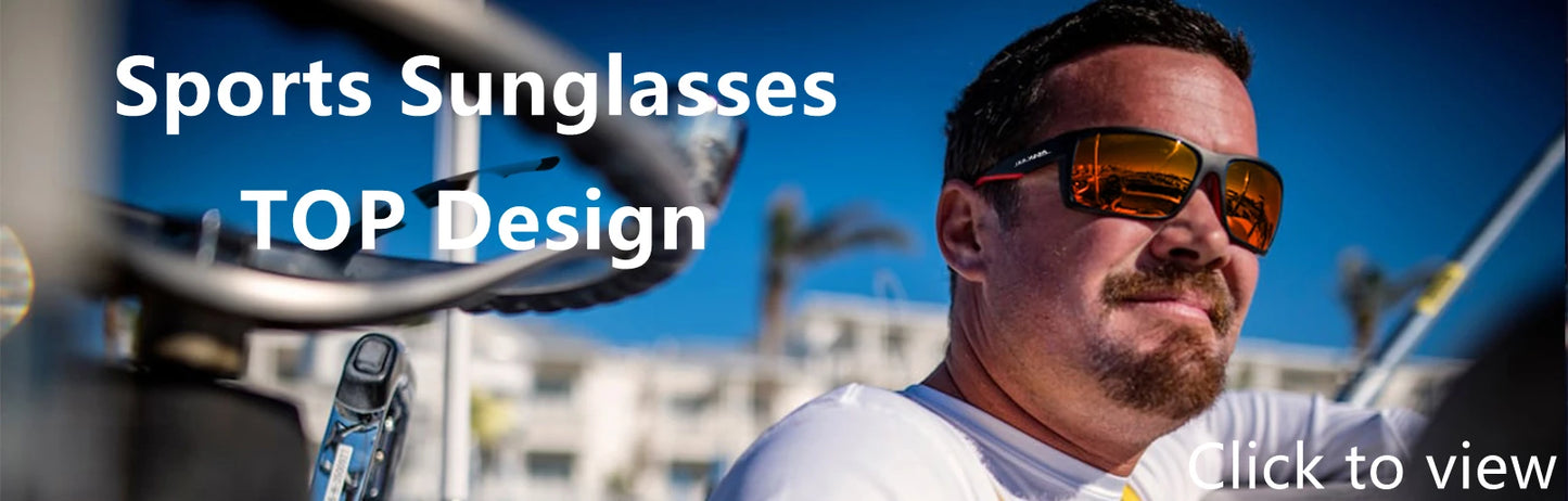 JULI Sports Sunglasses for Men Women TR90 Rimless Frame UV400 Protection for Cycling Running Fishing Baseball Driving 8001