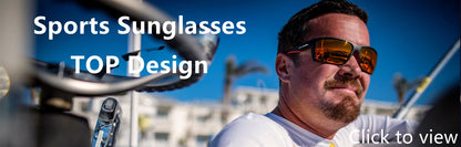 JULI Sports Sunglasses for Men Women TR90 Rimless Frame UV400 Protection for Cycling Running Fishing Baseball Driving 8001