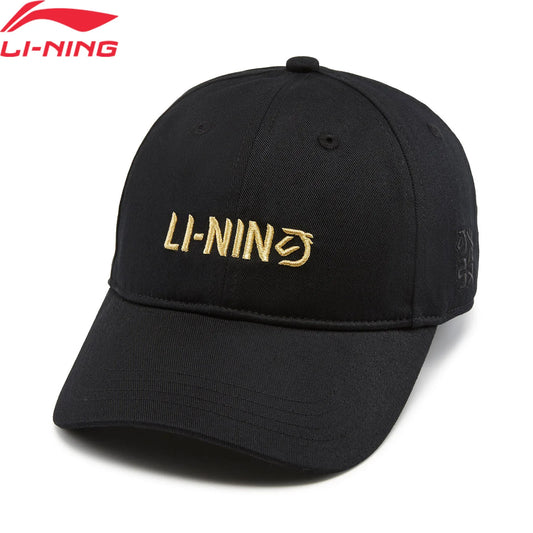 Li-Ning Unisex Sports Style Baseball Caps 56-60cm Cotton Comfortable Adjustable LiNing Fashionable Leisure Hats AMYW035