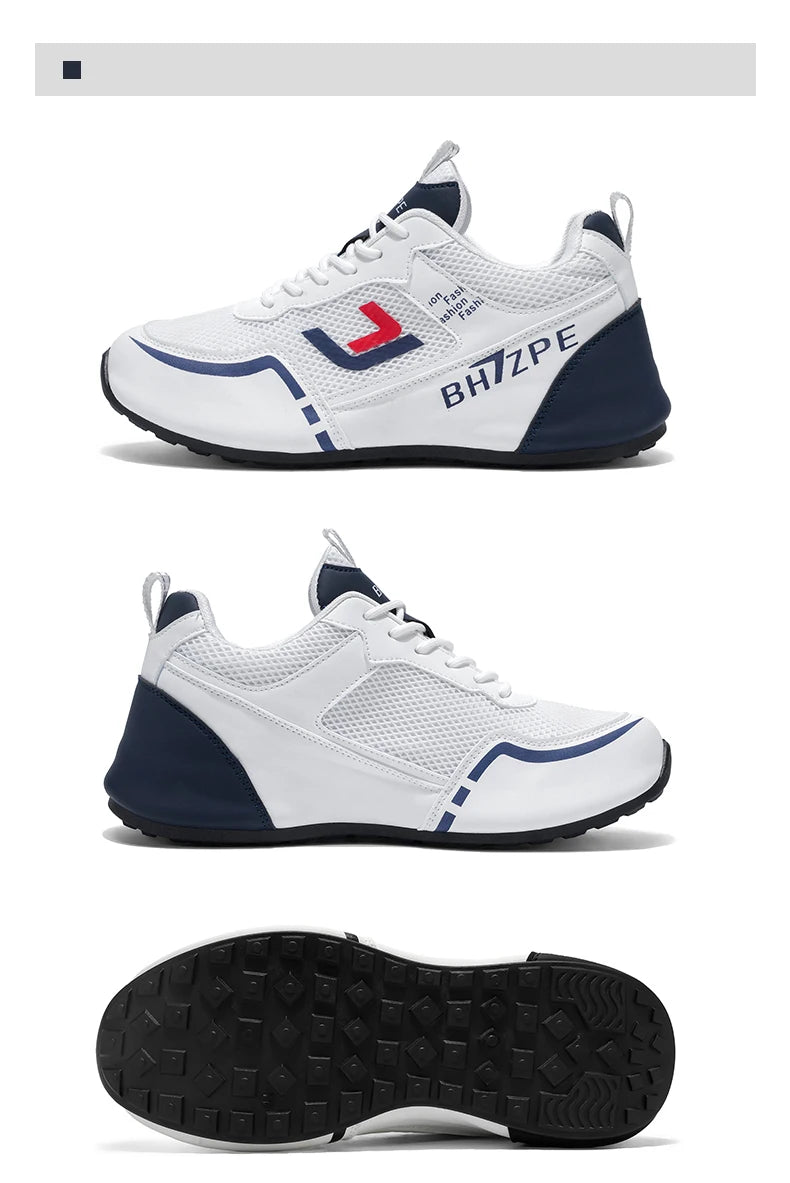 Brand protection 2026 new men's lightweight non-slip breathable wear-resistant running sports fashion versatile casual shoes