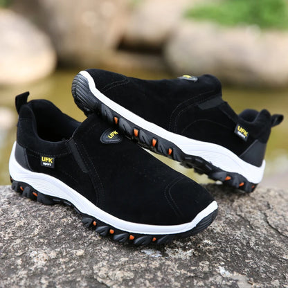 Sapatos desportivos casuais para homem, para caminhadas ao ar livre, acampamento, corrida leve e jogging, mocassins antiderrapantes, sapatos de caminhada, tamanhos grandes 38-50