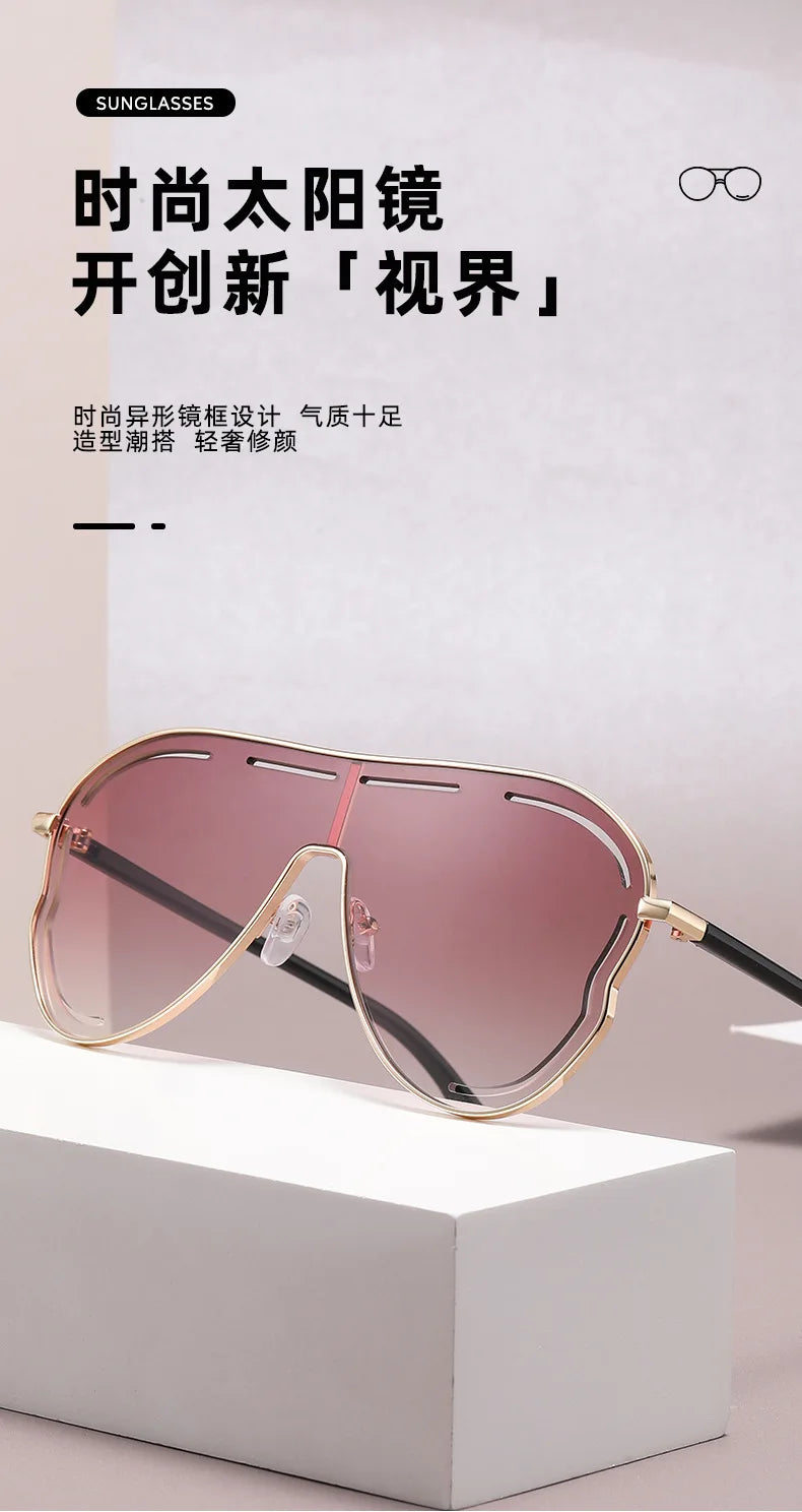 New Vintage Round Sunglasses Women Men Circular Pilot Sun Glasses Female Oval Eyewear Sunglasses for Male Female Eyeglasses