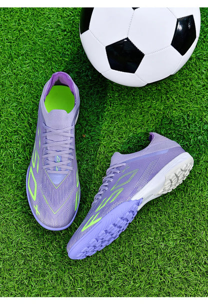 New Men's Soccer Shoes Match Football Boots Sneakers Non-Slip Grass Cleats High-Quality Futsal Indoor Hot-Selling High-Top Outdoor