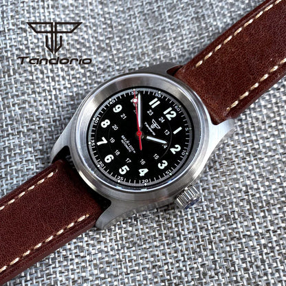 Tandorio 36 mm Fashion 20 BAR automatisk dykar- och pilotklocka för män och kvinnor NH35/PT5000/Miyota8215-urverk safirglas armbandsur med grön luminiscens