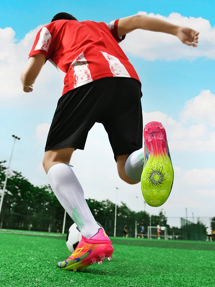 Herren-Fußballschuhe New Society für Rasen, atmungsaktive ultraleichte Outdoor-Sportschuhe für Erwachsene, Fußball-Sneaker für Herren