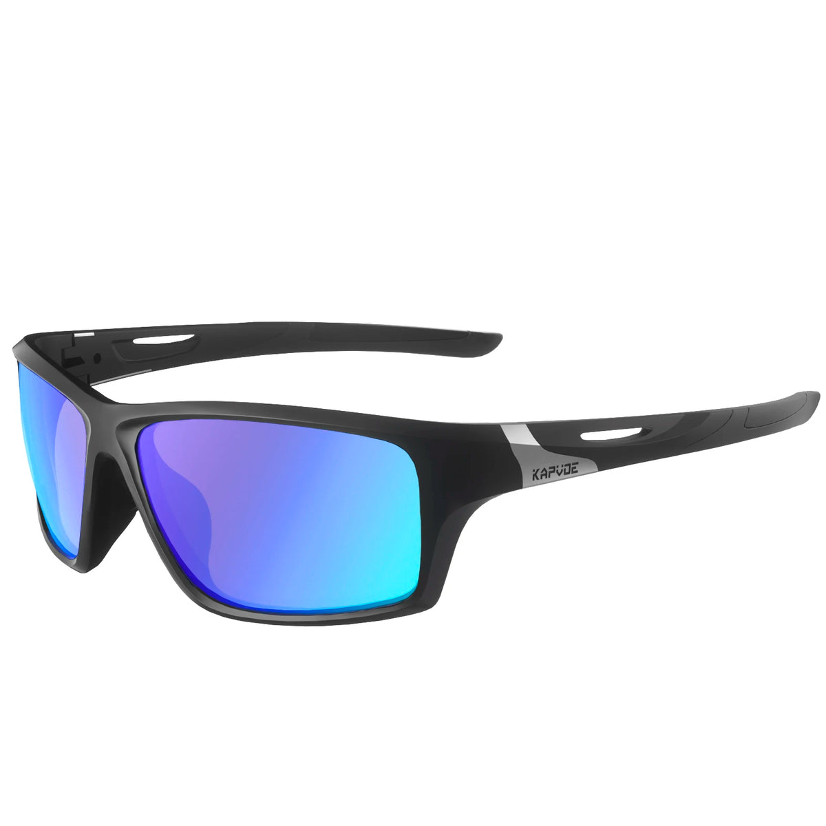 Kapvoe Polarisierte Angel-Sonnenbrille Radfahren Herren Damen UV400 Fahrradbrille Sportbrille Fahrradbrille MTB-Fahrradbrille
