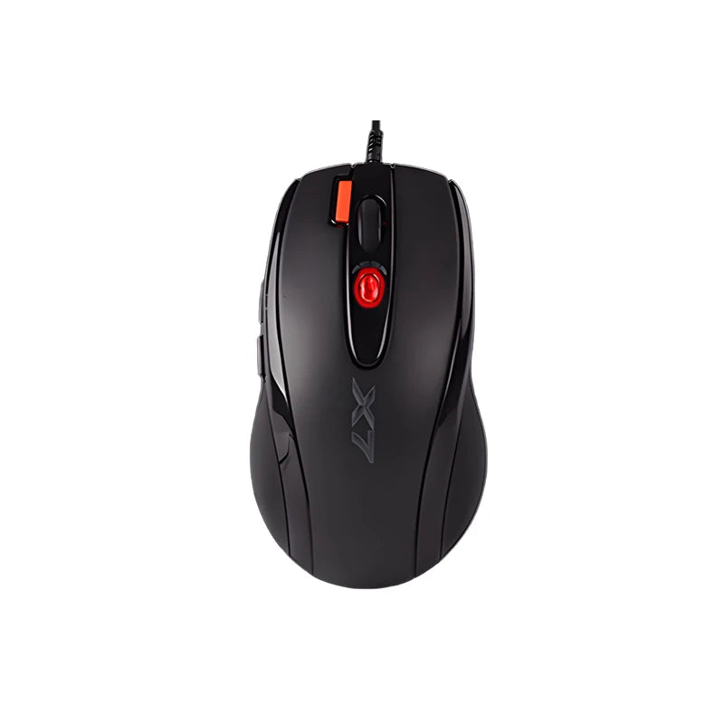 Rato Gaming A4TECH X7 X-710BK Oscar, 2000DPI, 1000HZ, roda 4D, memória integrada de 160K, Oscar Mouse Editor, sem driver