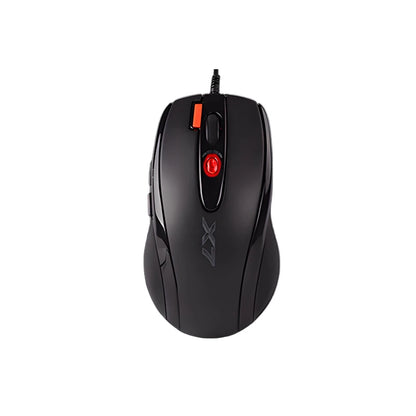 Rato Gaming A4TECH X7 X-710BK Oscar, 2000DPI, 1000HZ, roda 4D, memória integrada de 160K, Oscar Mouse Editor, sem driver