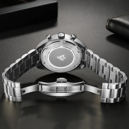 CADISEN Nové pánske hodinky Kremeňové business hodinky Japonsko VD53 Pánske hodinky Luxusné hodinky Pánske chronografové hodinky pre mužov