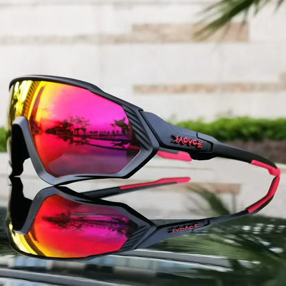 Kapvoe Herren-Marken-Angelbrille, Mountainbike- und Radfahrbrille, Damen-Rennradbrille, Fahrradbrille, Radsportbrille, Oculos Ciclismo
