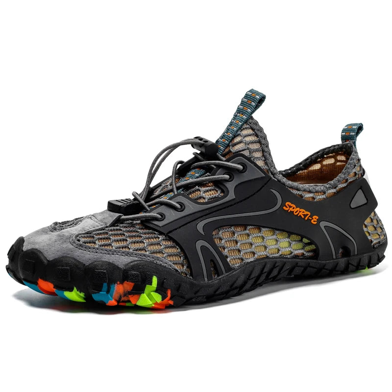 Water Shoes For Men Trekking Hiking Shoes Drainage Beach Aqua Shoe Quick Dry Swim Barefoot Sandal Diving Fishing Surfing Sneaker