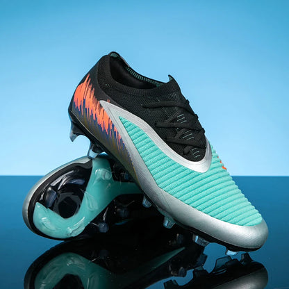 Chaussures de football pour homme, crampons, chaussures de football professionnelles pour femme, entraînement en extérieur, résistantes, pour terrain ferme, légères, rugby pour adulte