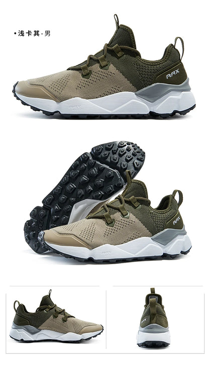RAX Sapatos de caminhada respiráveis para homem, leves, para caminhadas, trekking e travessias de água, ténis desportivos, ténis de exterior para homem