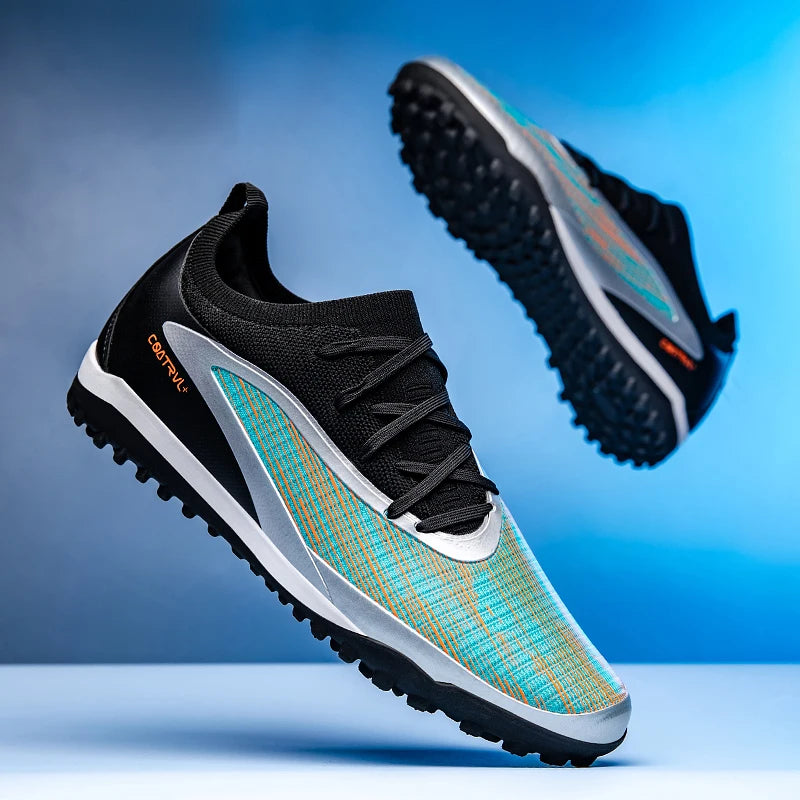 Botas de fútbol para hombre, con tacos para exterior, transpirables, antideslizantes, para adultos, con tacos largos, deportivas, de entrenamiento, para niños, para partido, cómodas