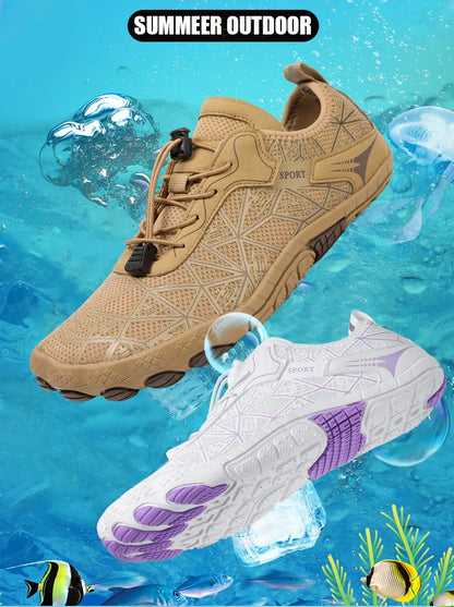 Herren-Watschuhe, Barfuß-Schuhe, schnell trocknende Strandschuhe, Outdoor-Schuhe, rutschfeste Schuhe, Schwimmschuhe für Stromströmungen, Tauchschuhe, Damenschuhe für Wassersport