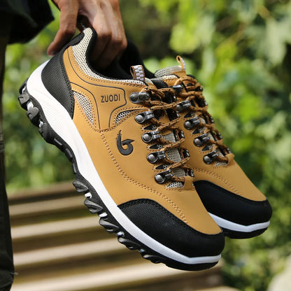 Herbst- und Wintermodelle, wasserdichte Herren-Wanderschuhe, Outdoor-Sportschuhe aus PU-Leder, strapazierfähig, zum Wandern, taktisch