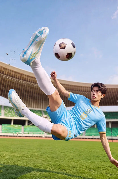 Nouvelles chaussures de football pour hommes TF/FG, chaussures de football professionnelles de haute qualité, chaussures de futsal unisexes pour femmes, vente chaude, crampons ultralégers, baskets.