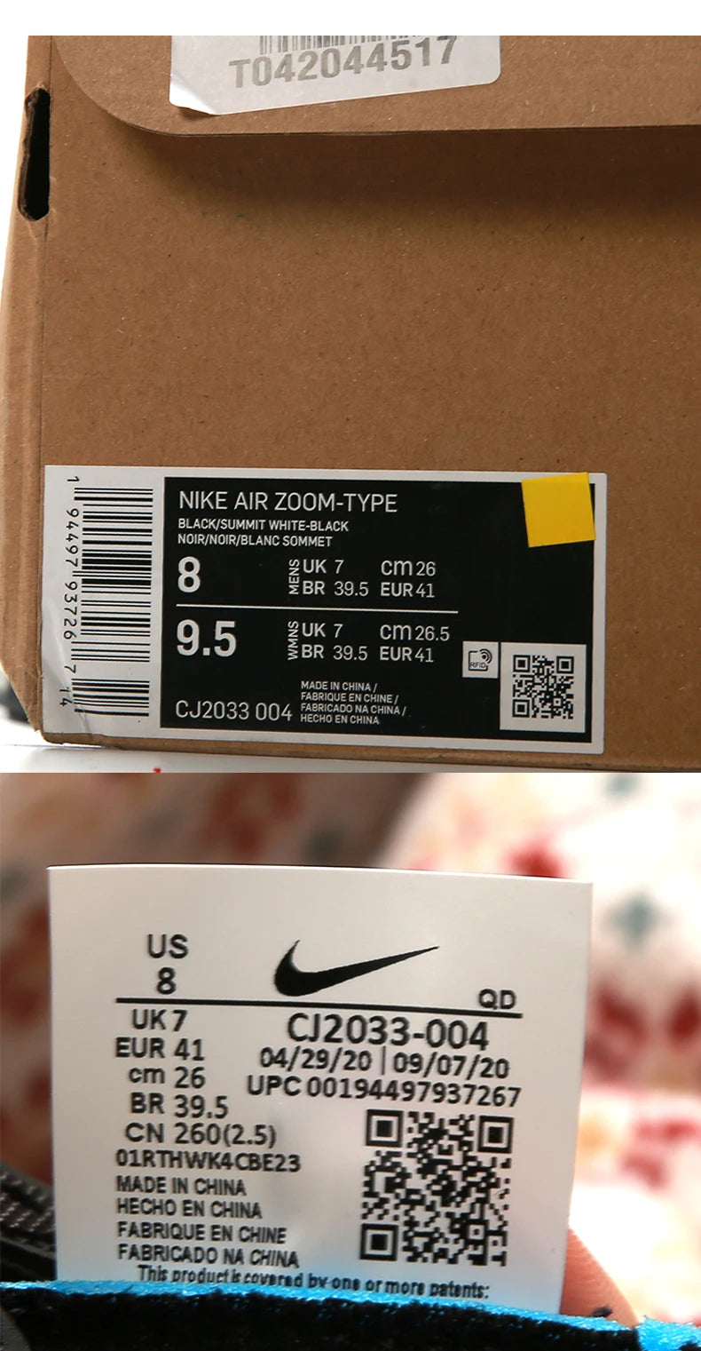 Nike genuine New Air Zoom Type Men's and Women's Running Shoes CJ2033-004
