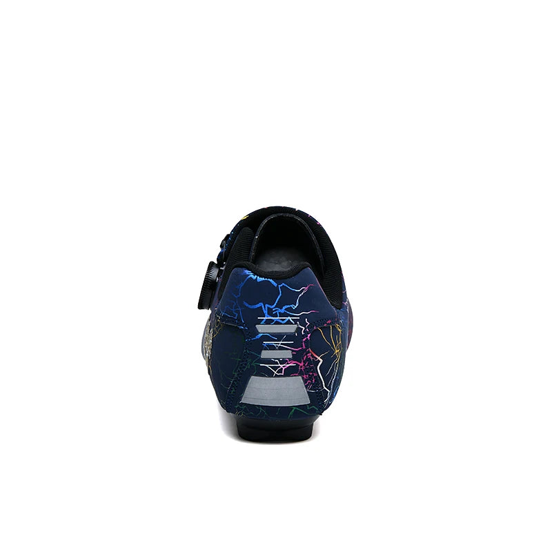 Chaussures de cyclisme pour homme : chaussures de course sur route à fixation automatique, chaussures de sport, chaussures d'entraînement sans crampons ; chaussures de cyclisme pour femme avec crampons SPD