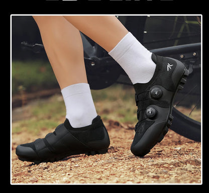 Men Mtb Cycling Shoes New Women Pink Self-Locking Cleats Speed Road Bicycle Shoes Flat Trail Racing SPD Mountain Bike Sneakers