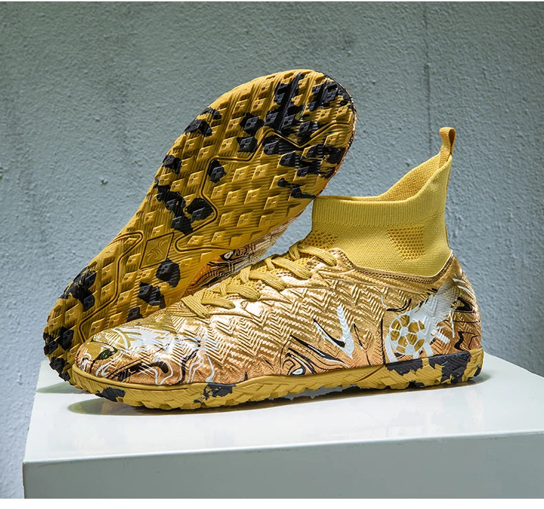 Sapatilhas de futebol profissional para homem, sapatilhas com pitões, sapatilhas de futebol originais, botas para campo de futebol de interior, treino em relva, TF/FG, ténis