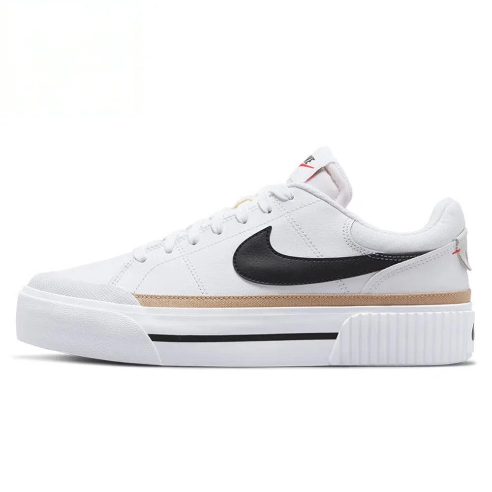 Nike Court Legacy Lift Elevated Sole Design Comfortable Anti-Slip Cushioned Durable Athletic Shoes DM7590-111