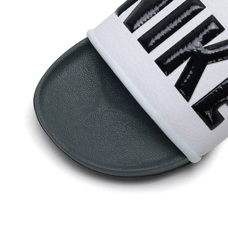 Nike Offcourt Slide herreslippers, komfortable og lette sandaler til indendørs og udendørs brug, udendørs strandsko Bq4639-001