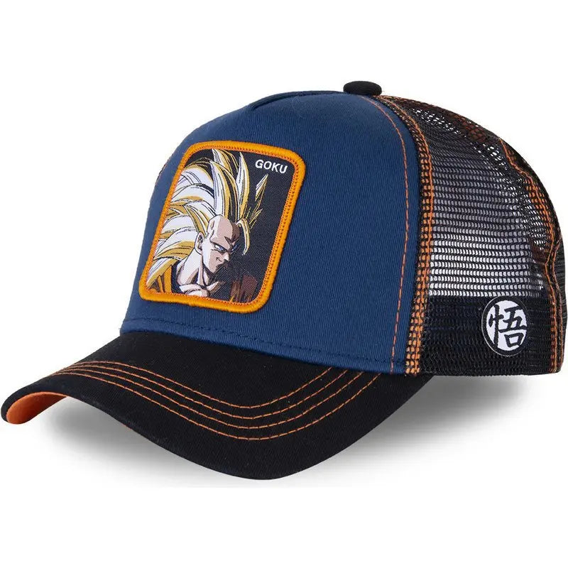 Dragon Ball Caps Cartoon Women Men Hats GOKU Super Saiyan Shenron GOTENKS VEGETA Cell BULMA Fashion Hip Hop Baseball Cap