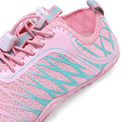 Oiaano Barfußschuhe mit breiter Zehenbox, schwarz, für Damen und Herren, Unisex-Sportsneaker, Aqua-Strandschuhe mit weicher Sohle, leicht und atmungsaktiv