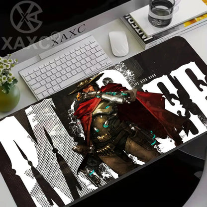 Mouse pad mare Overwatch Kawaii XXL pentru gaming, covoraș de birou PC, suport pentru tastatură, accesorii gamer, MousepadXAXC
