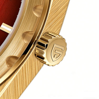 Montre pour homme de luxe PAGANI DESIGN – Édition limitée, verre saphir, cadran rouge, acier inoxydable, étanche – PDYS020