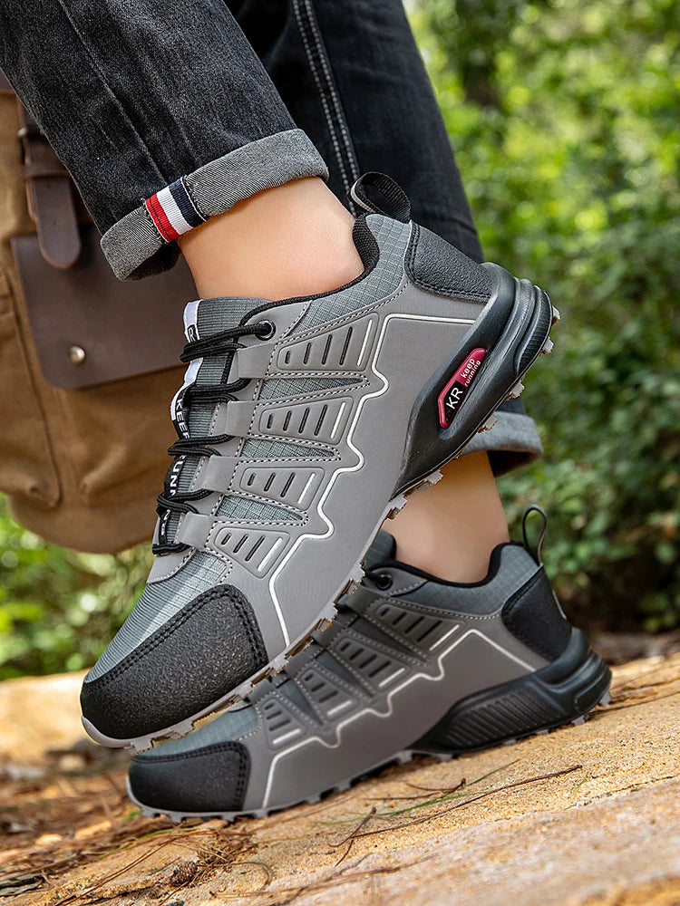 Men's Hiking Shoes Waterproof All-Terrain Outdoor Sneakers Non-Slip for Trekking Camping Tactical Training  Outdoor Cycling