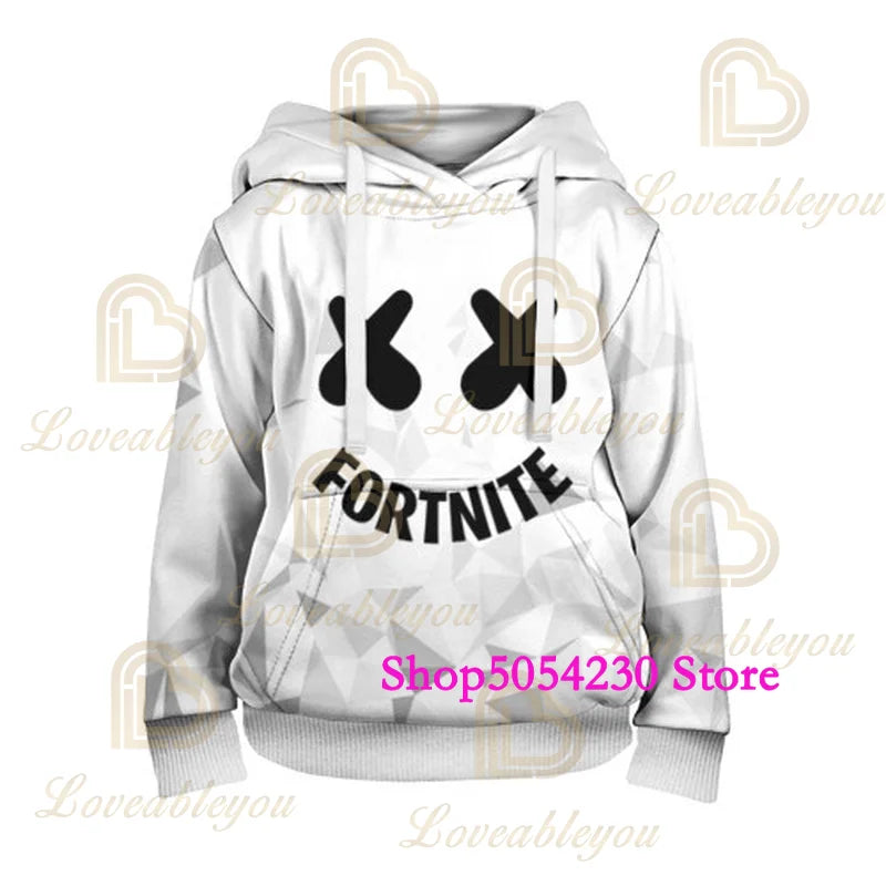 3D-tulostetut laama-aiheiset Fortnite-hupparit Battle Royale -sarjakuvapaidat miehille ja naisille Pelihahmo-huppari teini-ikäisille