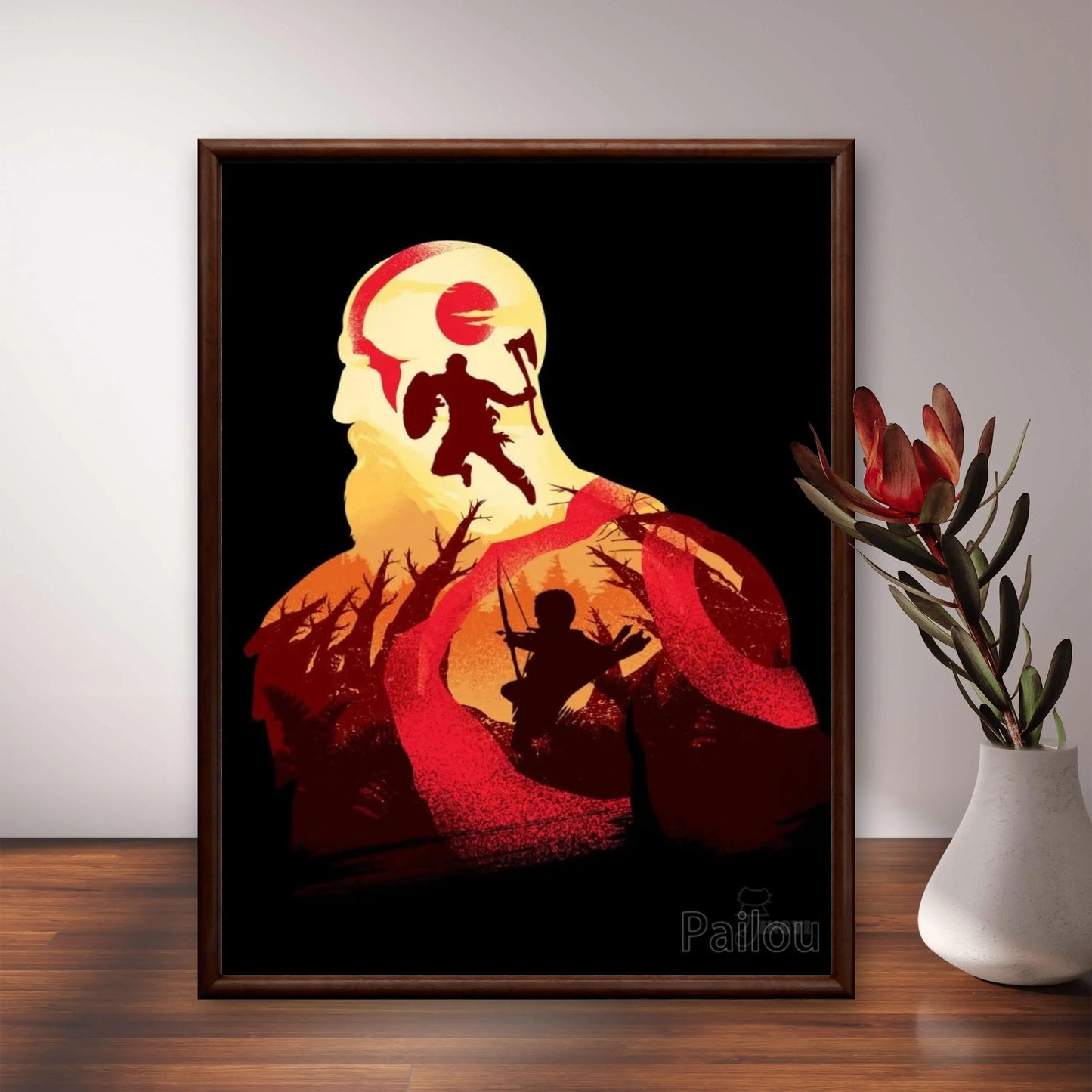 God Of War Ragnarok 5D DIY Diamond Painting Kit Greek Mythology Kratos Art Mosaic Cross Stitch Handcraft Home Room Decor Gift
