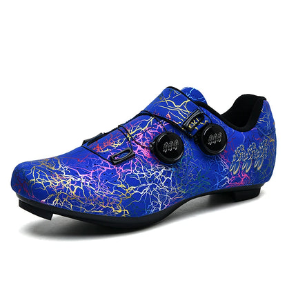 Chaussures de cyclisme pour homme : chaussures de course sur route à fixation automatique, chaussures de sport, chaussures d'entraînement sans crampons ; chaussures de cyclisme pour femme avec crampons SPD