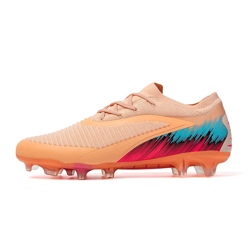 Chaussures de football pour homme, crampons, chaussures de football professionnelles pour femme, entraînement en extérieur, résistantes, pour terrain ferme, légères, rugby pour adulte