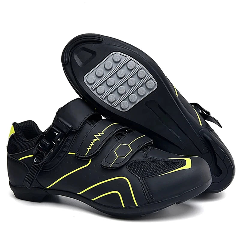 Scarpe da ciclismo da uomo per pedali piatti, scarpe MTB in gomma antiscivolo, scarpe da strada veloci, scarpe da donna da gara senza tacchetti, calzature da mountain bike